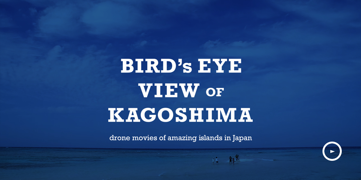 BIRD'S EYE VIEW OF KAGOSHIMA